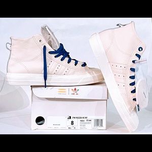 Adidas- Pharrell Williams PW Nizza Hi RF , color FX 8010, Cwhite originals